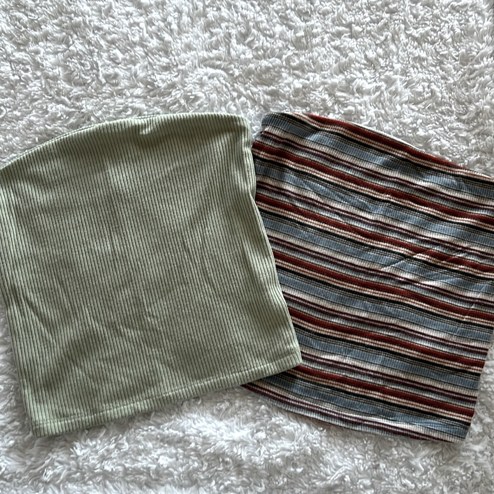American Eagle strapless tops XS - lot of 2